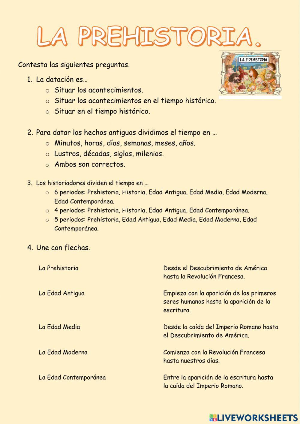 Unidad 5: la prehistoria