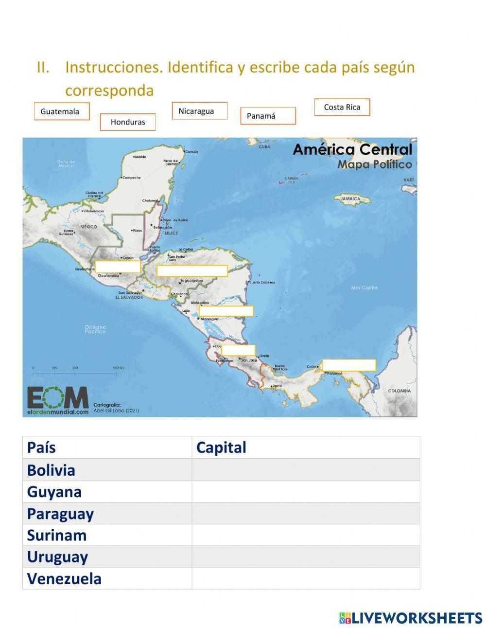 Capitales de América