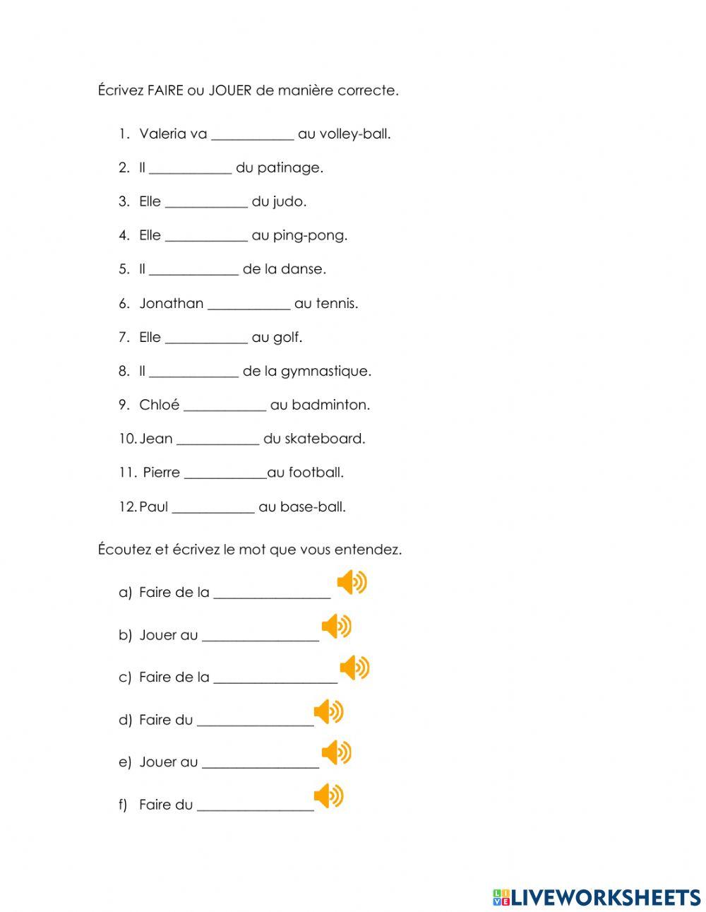 Personalité, caractère et loisirs