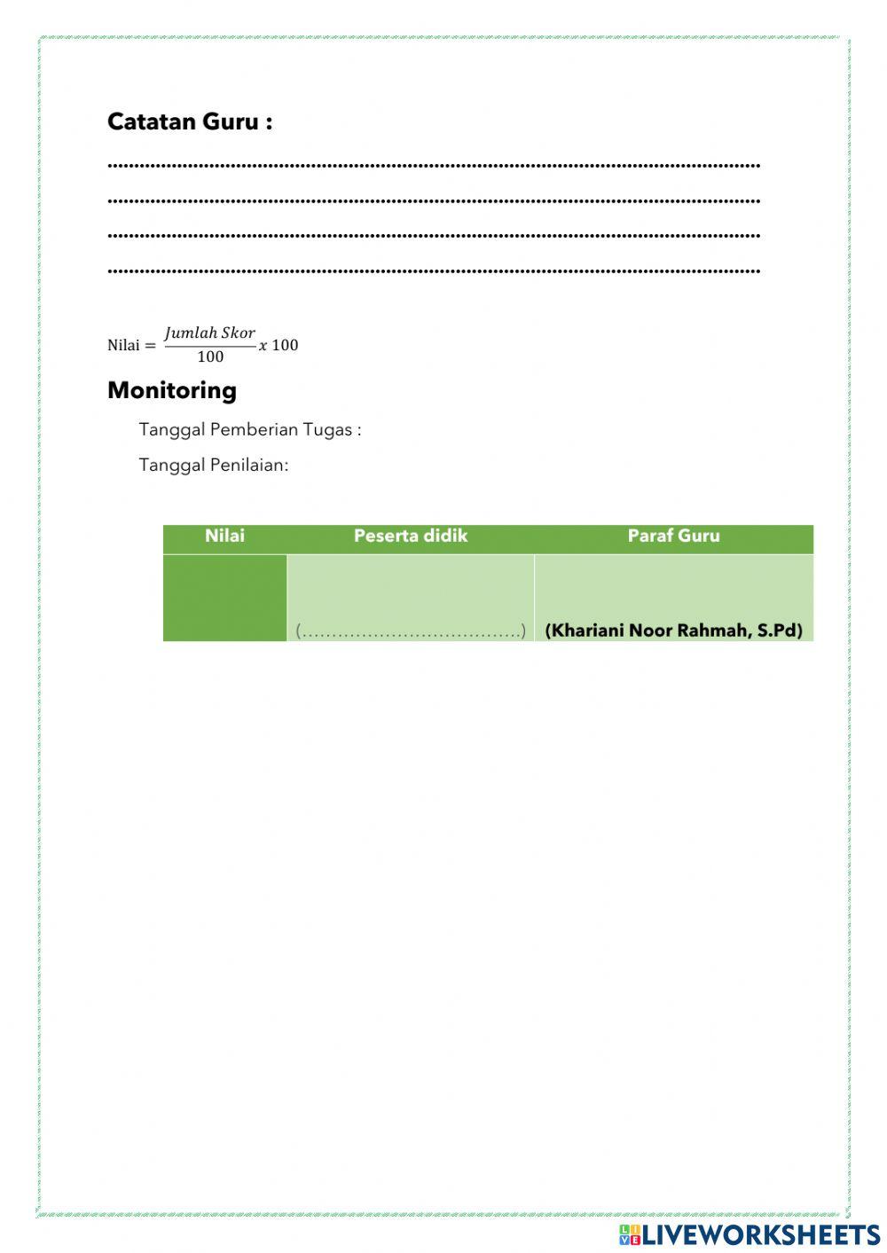 LKPD Bank Sentral Pertemuan 1