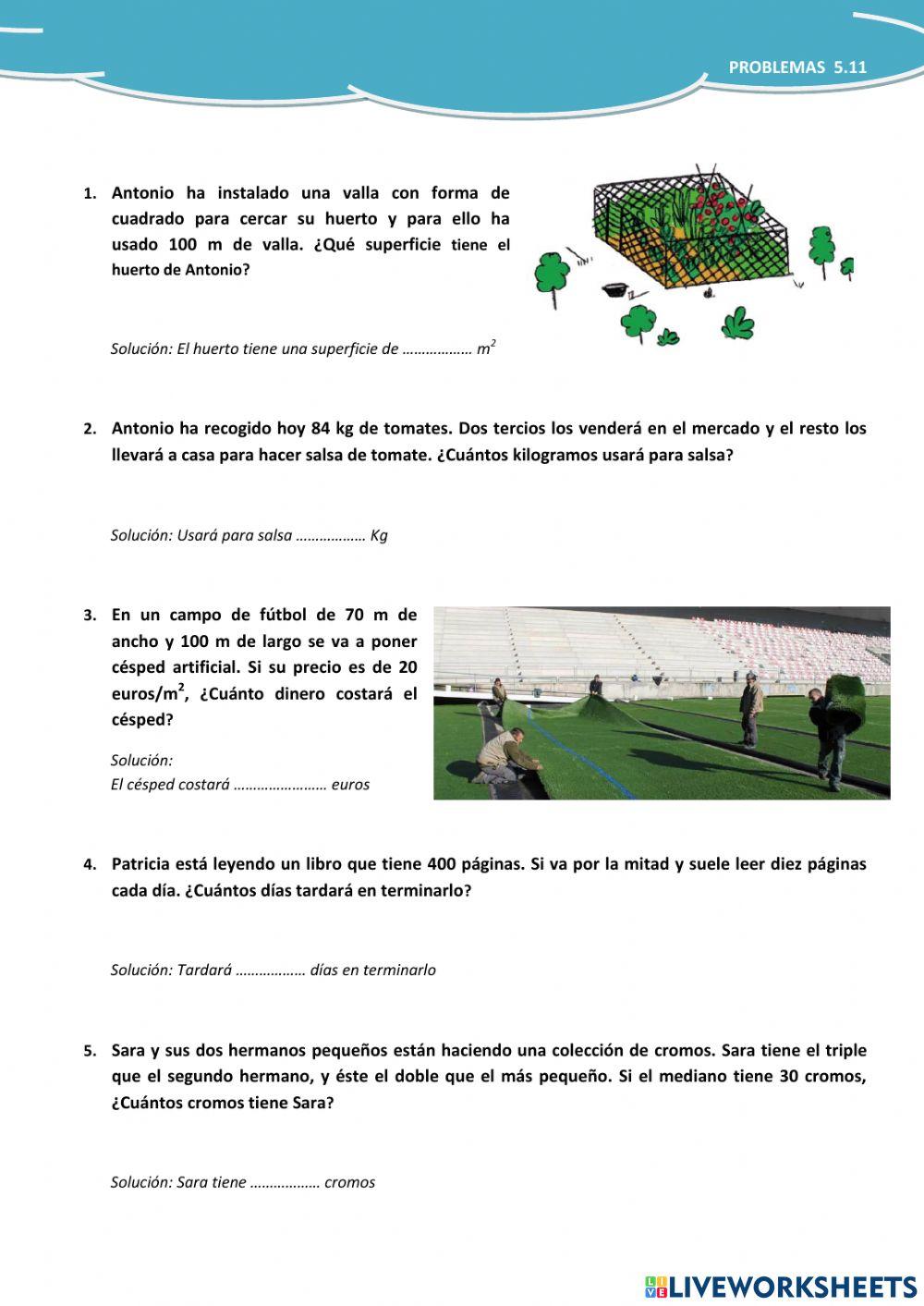 Problemas 5.11 Problemas 5.11