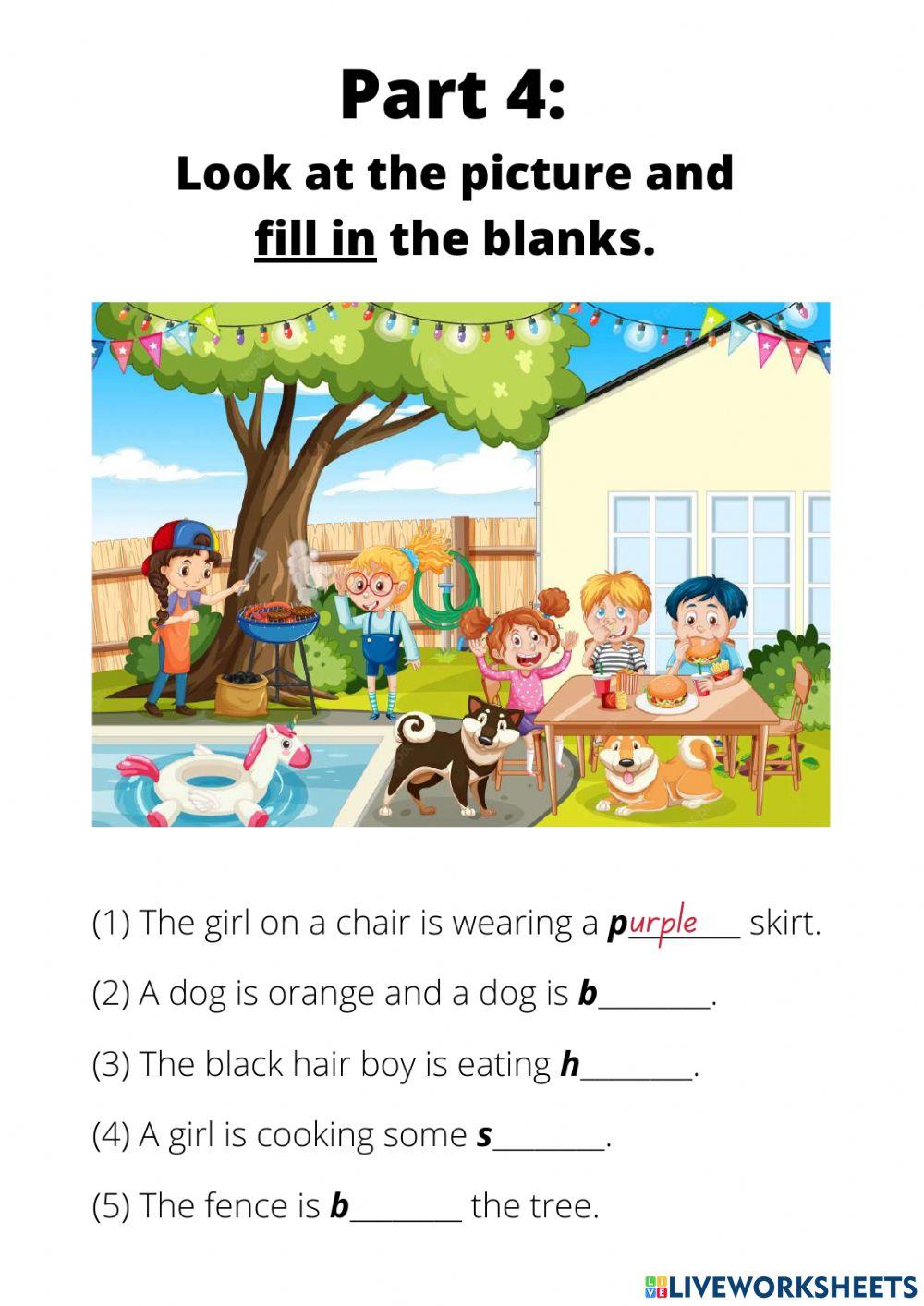 Reading & Writing Test