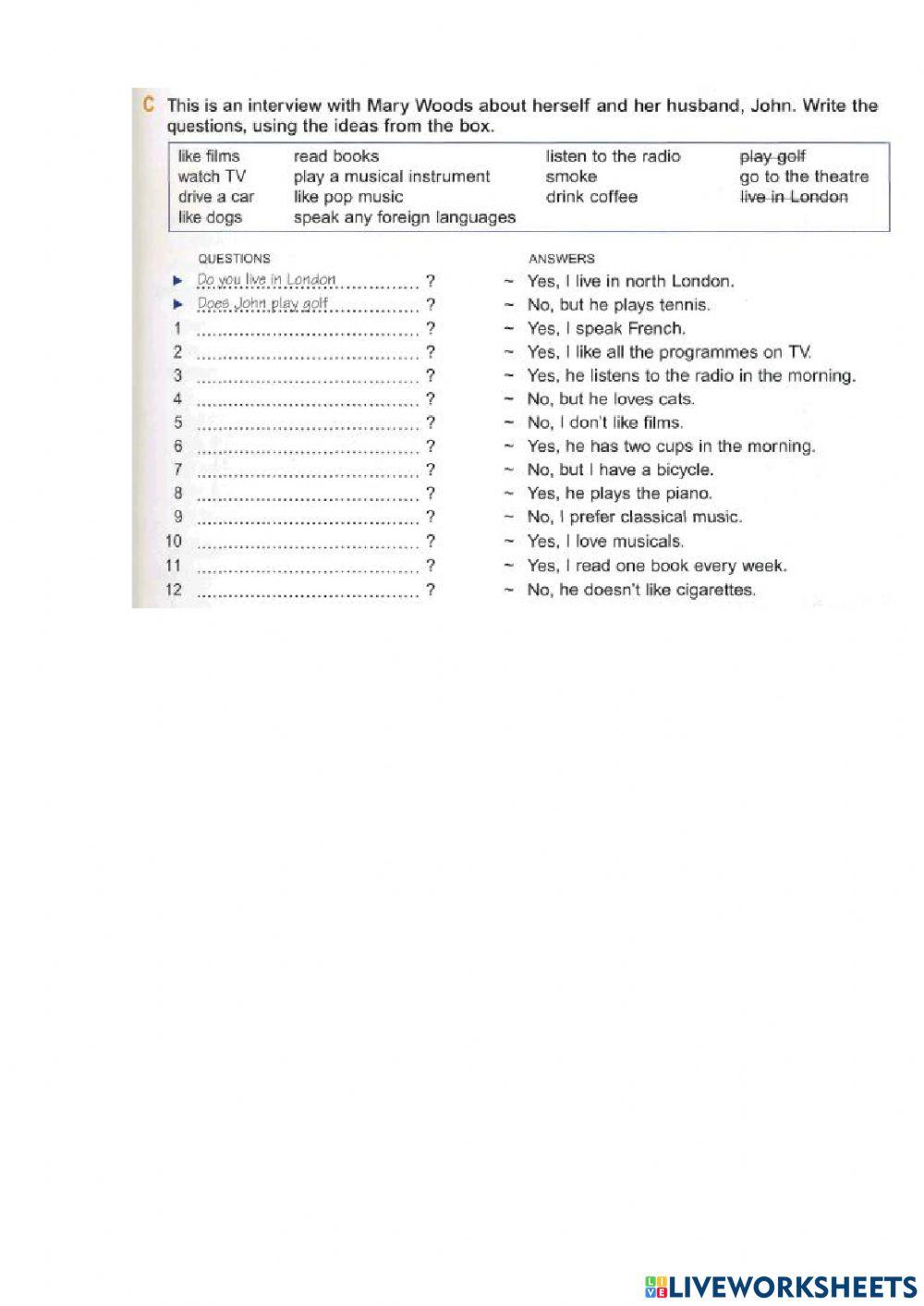 Present simple oxford