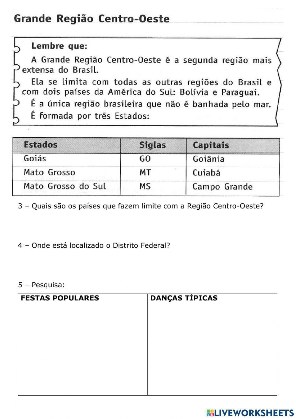 Região Centro-Oeste