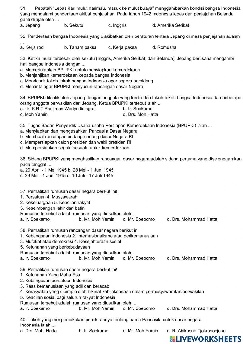 Saol PAT PPKN Kelas 7