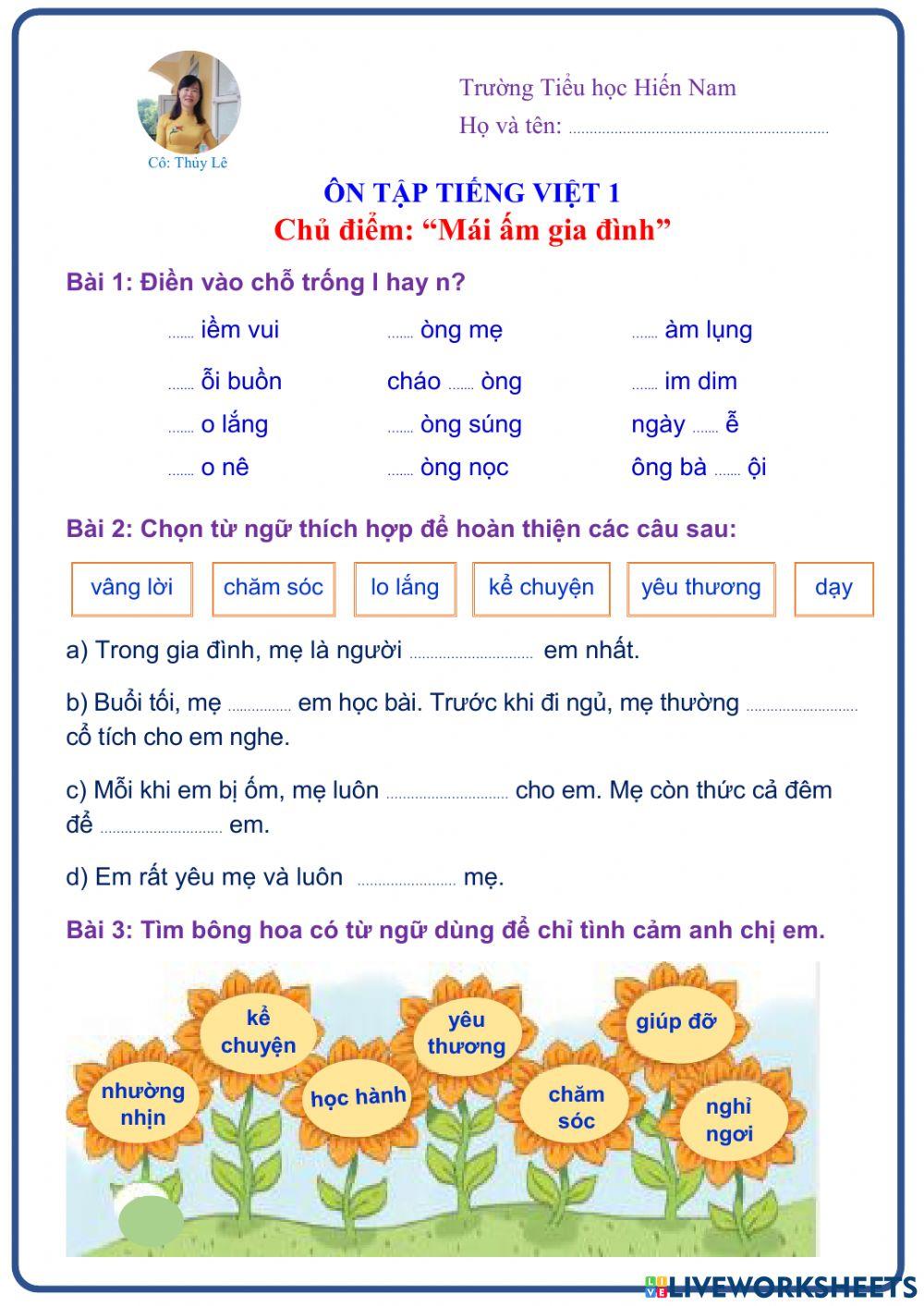 CĐ-Mái ấm gia đình