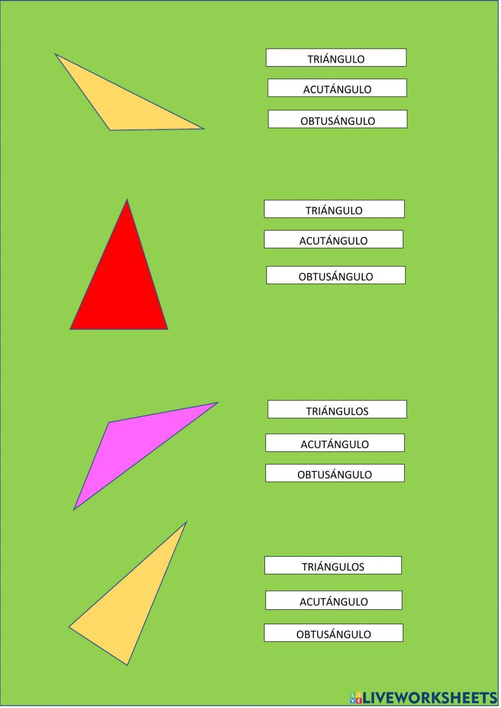 Clases de triángulos
