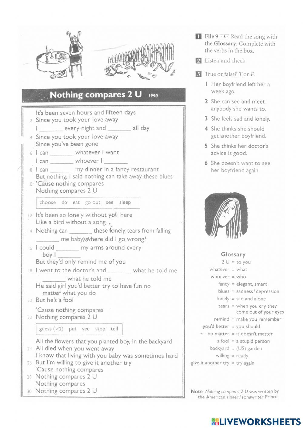 Nothing compares to you