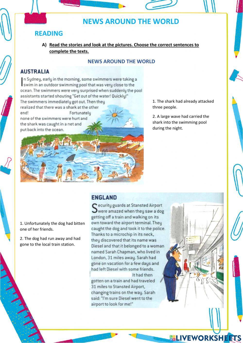 News from around the world