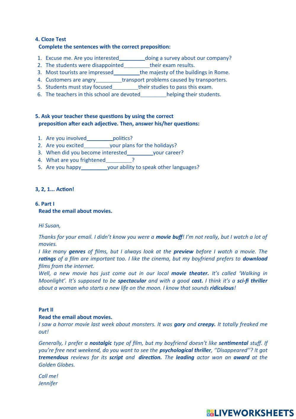 And the oscar goes to - B1 vocabulary