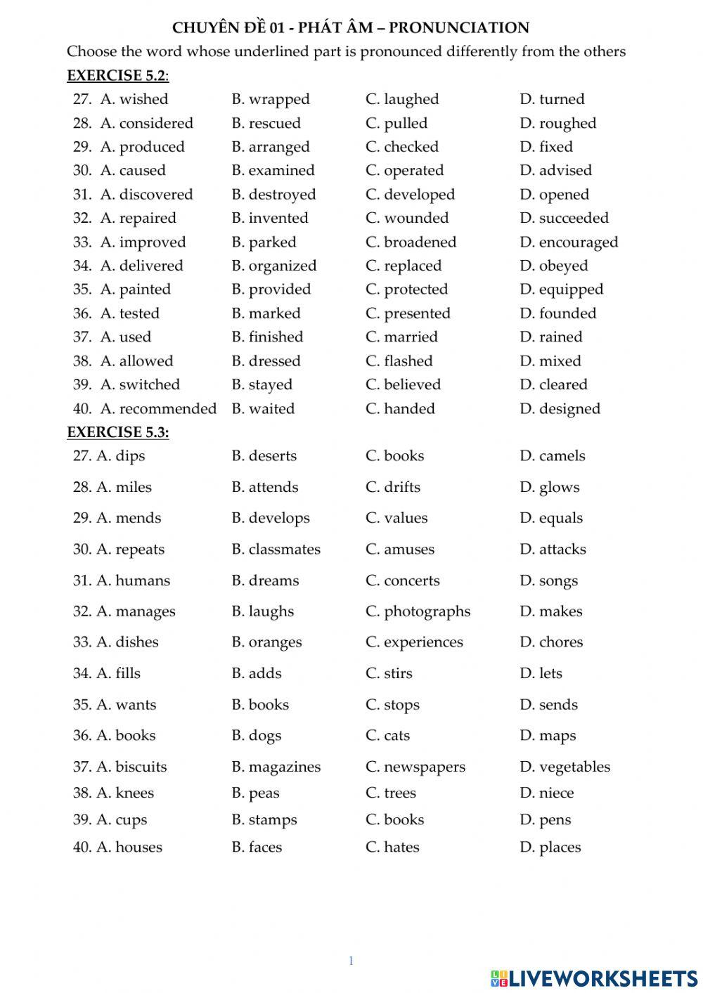 Pronunciation-TongHop05-S-Online