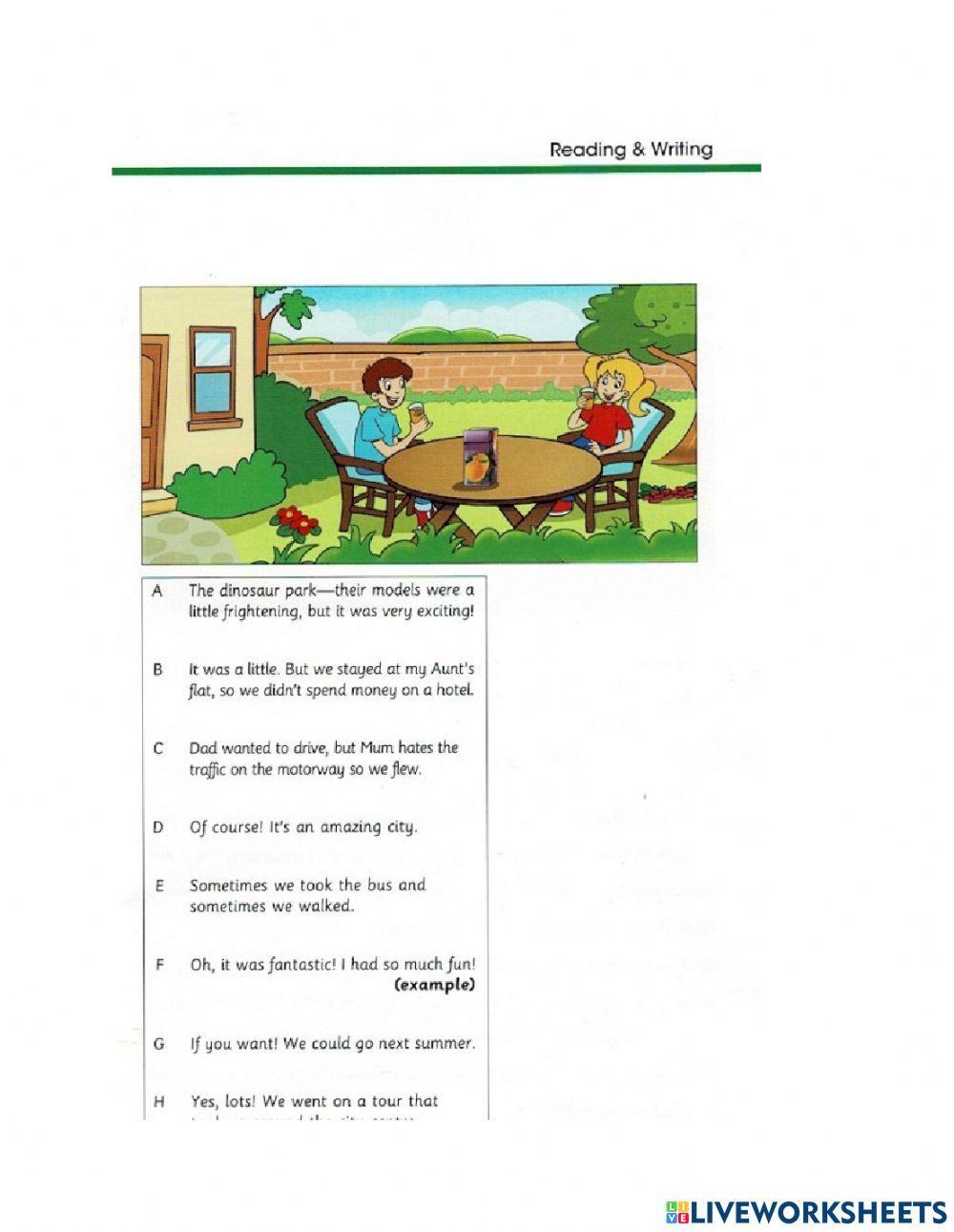 Flyers R&W Part 1-5 Skill Builder