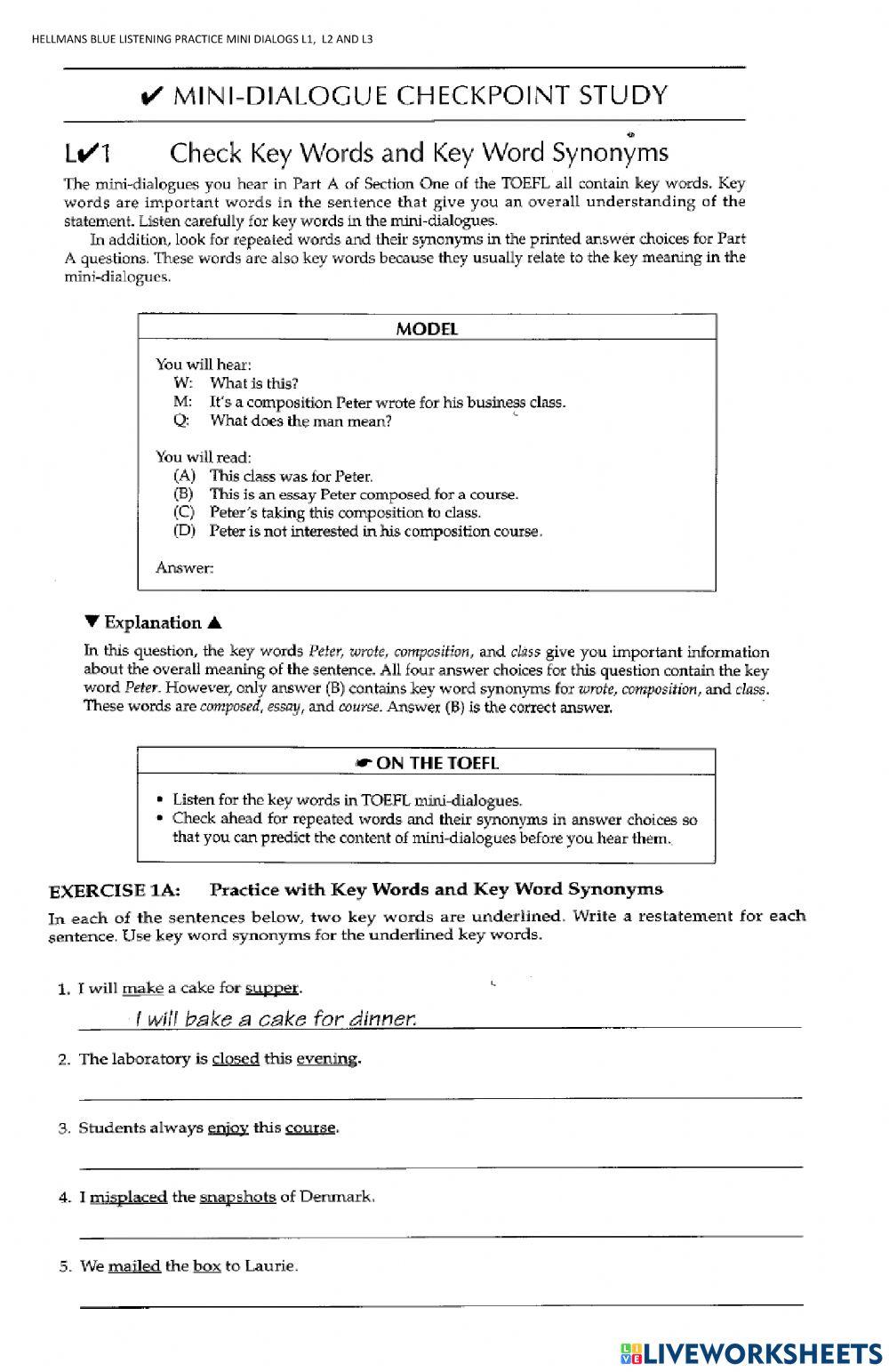 Hellmannss listening L1-L3
