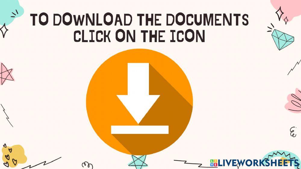 Download documetns worksheet | Live Worksheets