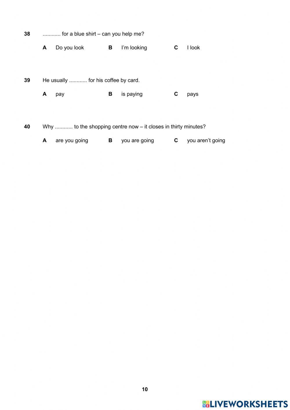 Unit 9 a2 empower test