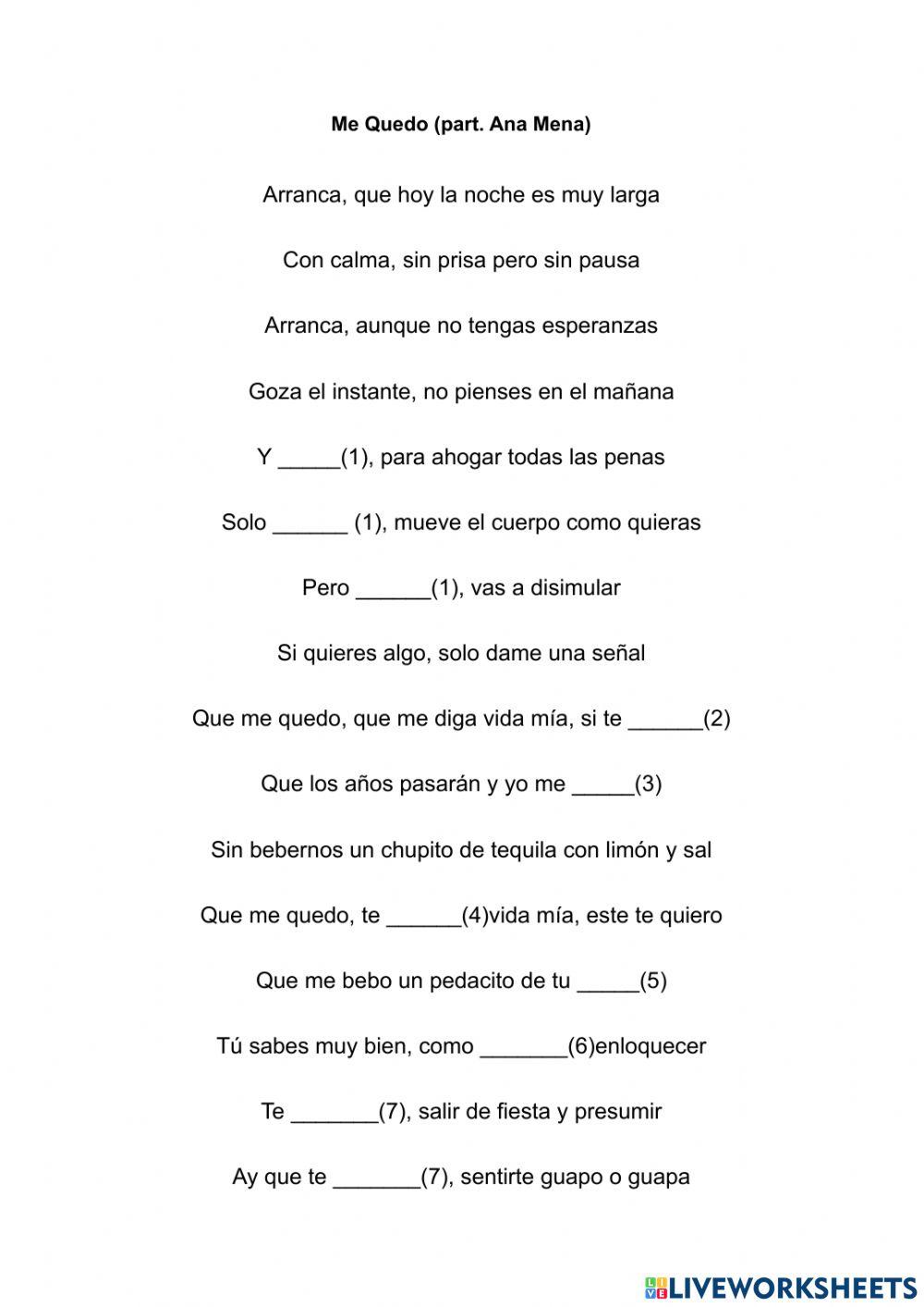 Me quedo - NIl Moliner, Ana Mena