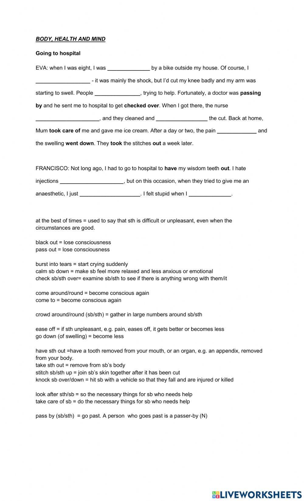 Phasal Verbs in Context