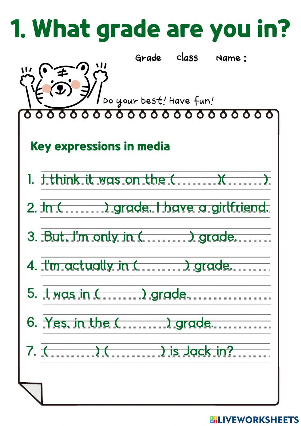 what-grade-are-you-in-online-exercise-for-live-worksheets