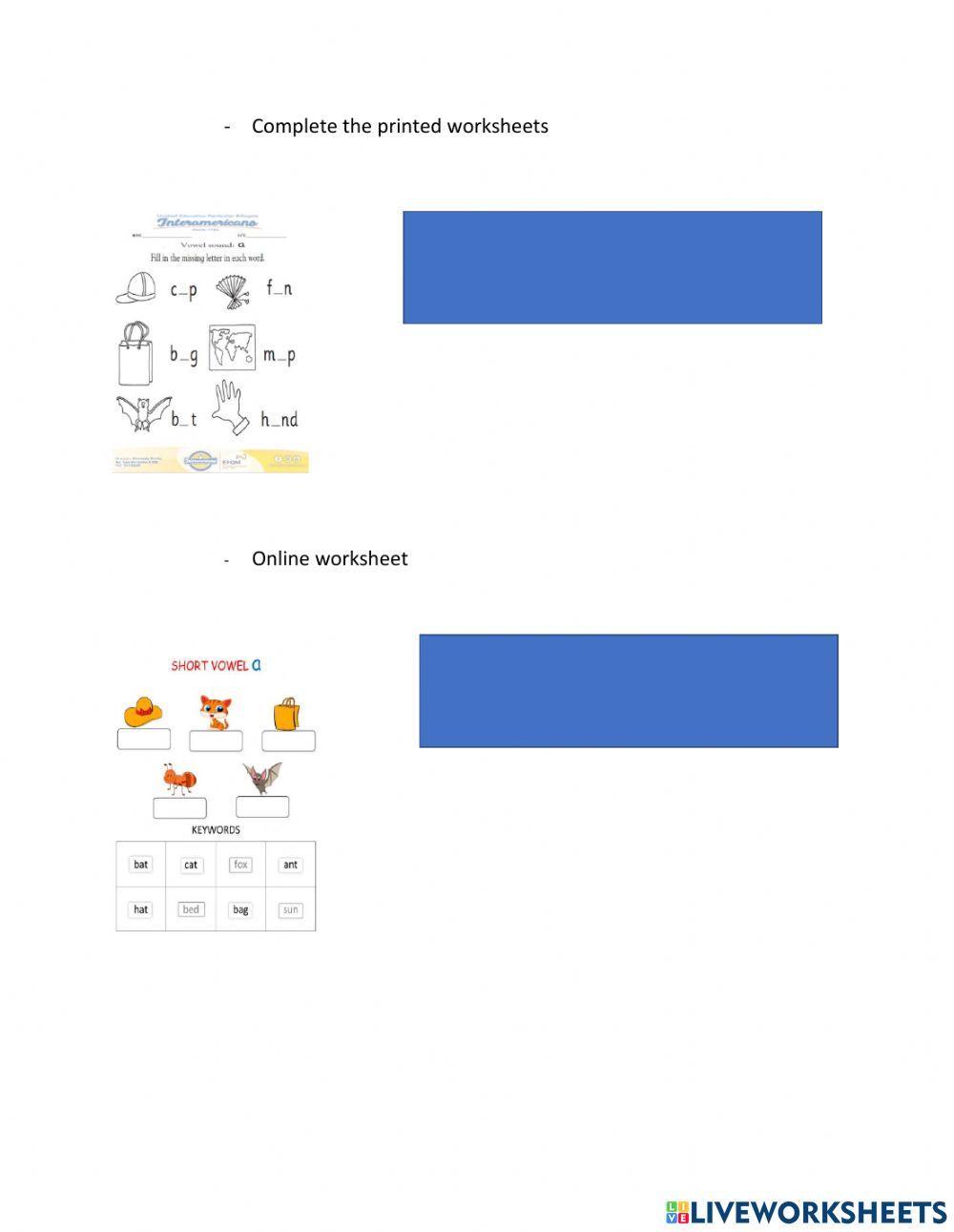 Weekly activities week 9