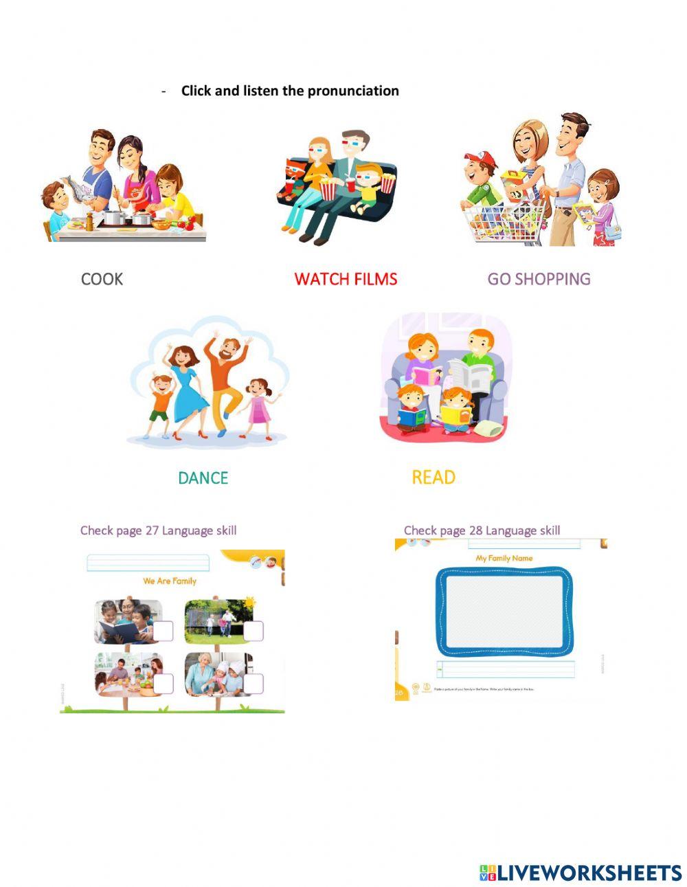 Weekly activities week 9