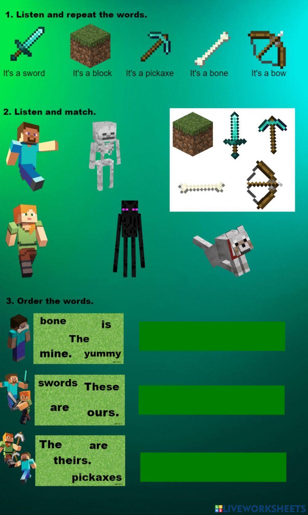 Minecraft possessive