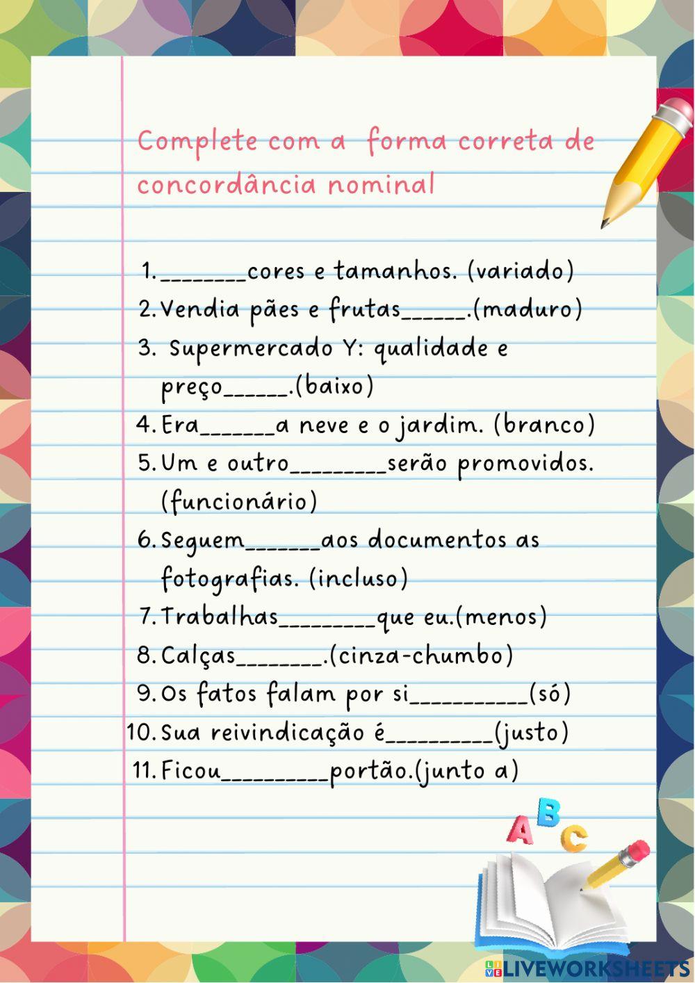 Concordância nominal