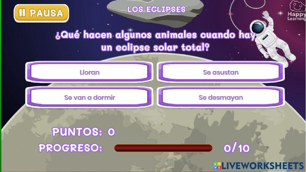 Eclipses y la luna