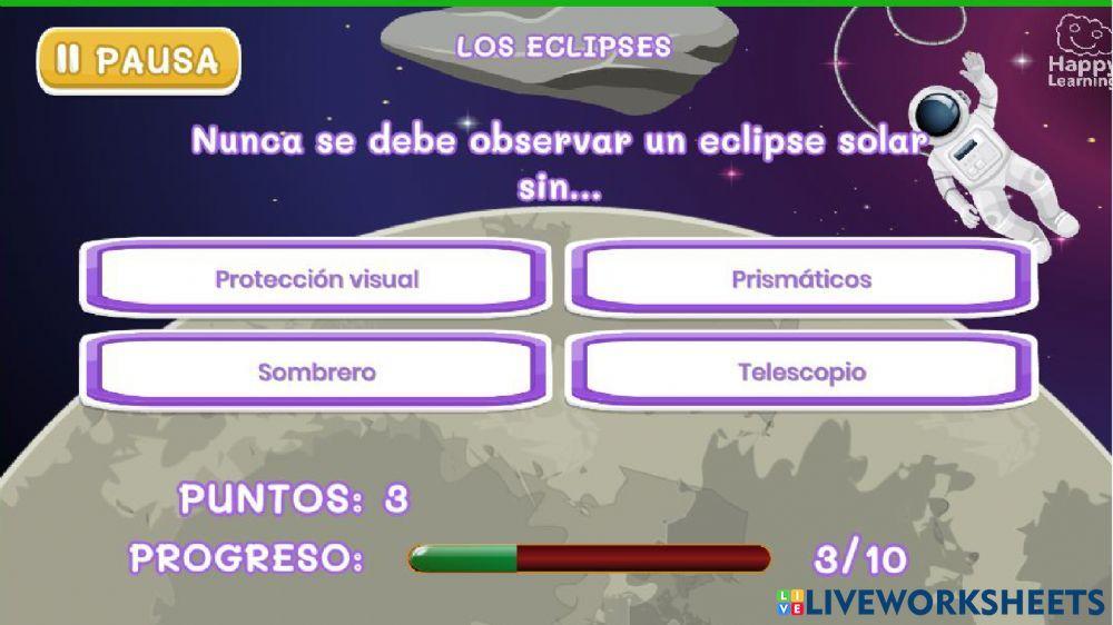 Eclipses y la luna