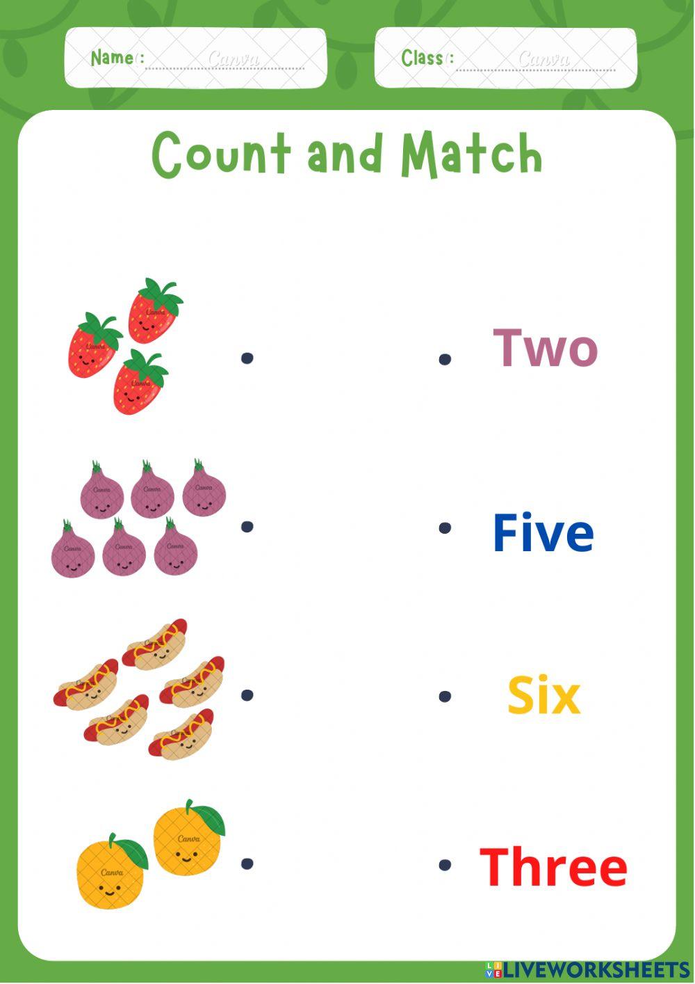 Count and Match
