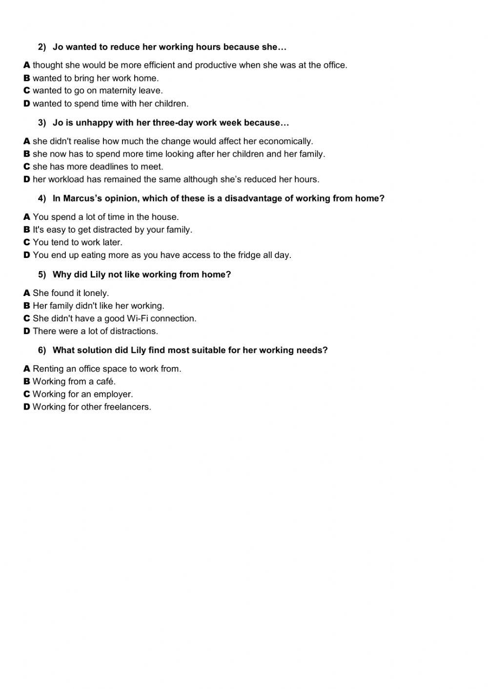 UPPER - INTERMEDIATE ADULTS FIRST TERM TEST