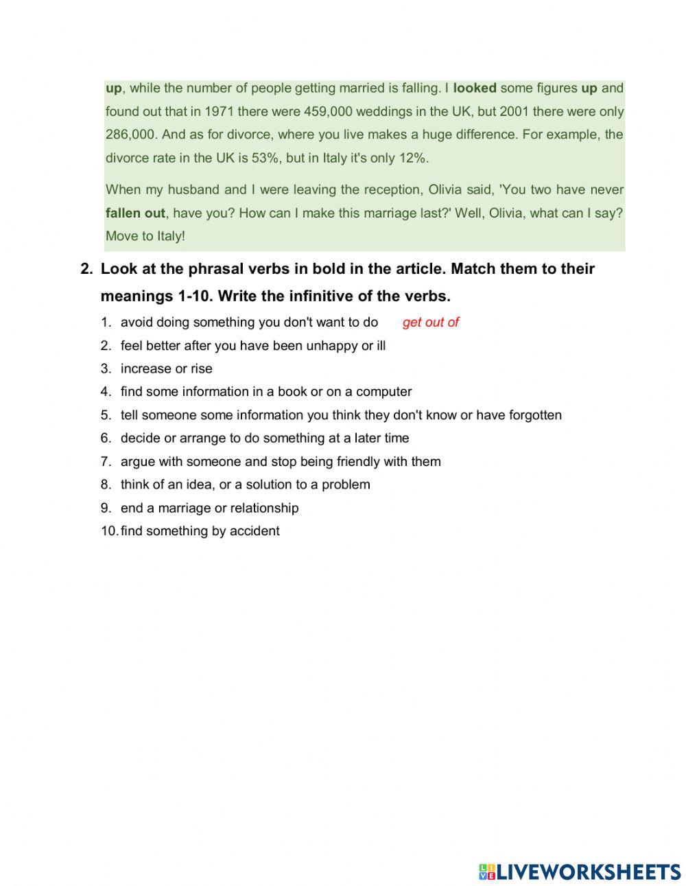 PARTIES Lesson preparation