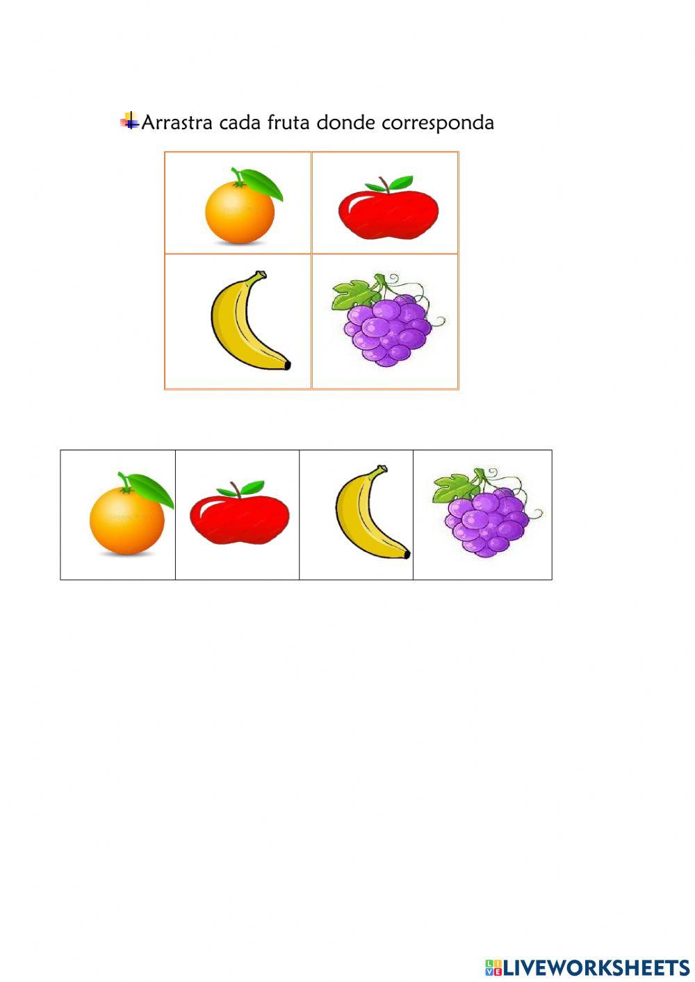 Ejercicio 1 las frutas