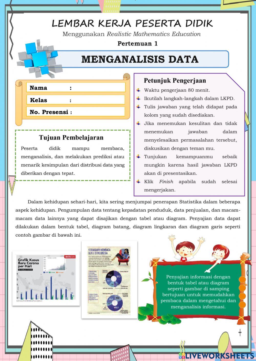 Bahan Ajar Menganalisis Data (LKPD 1)
