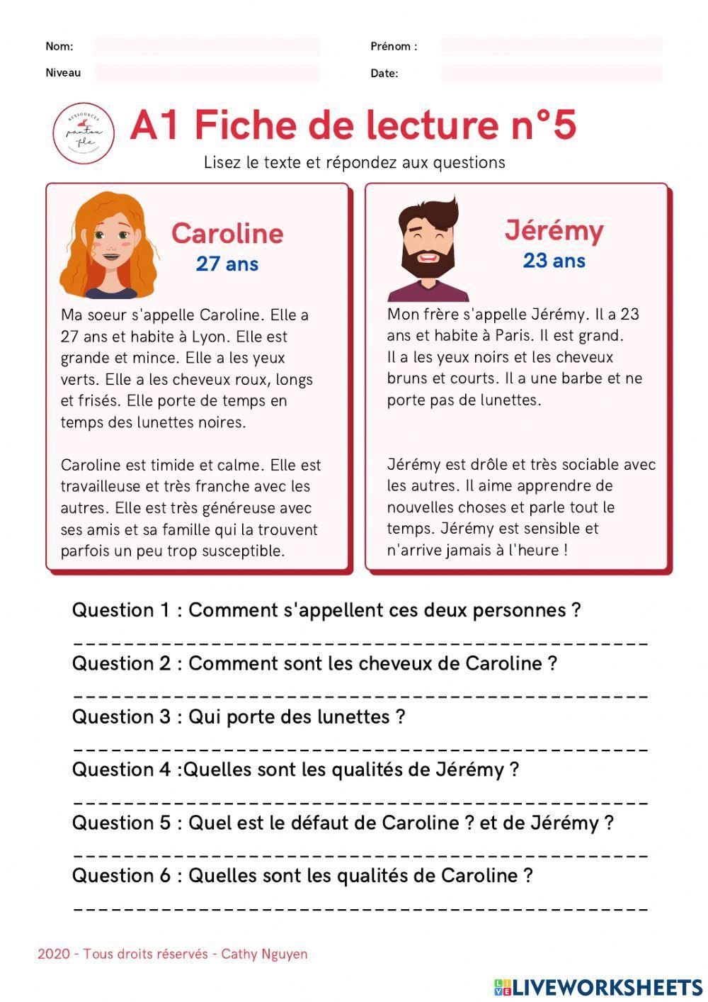 Compréhension écrit