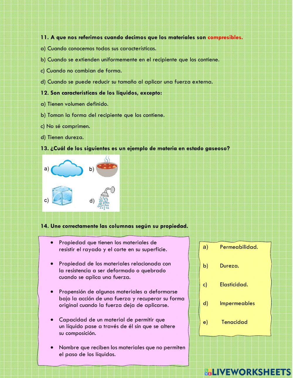 Evaluación Ciencias Naturales