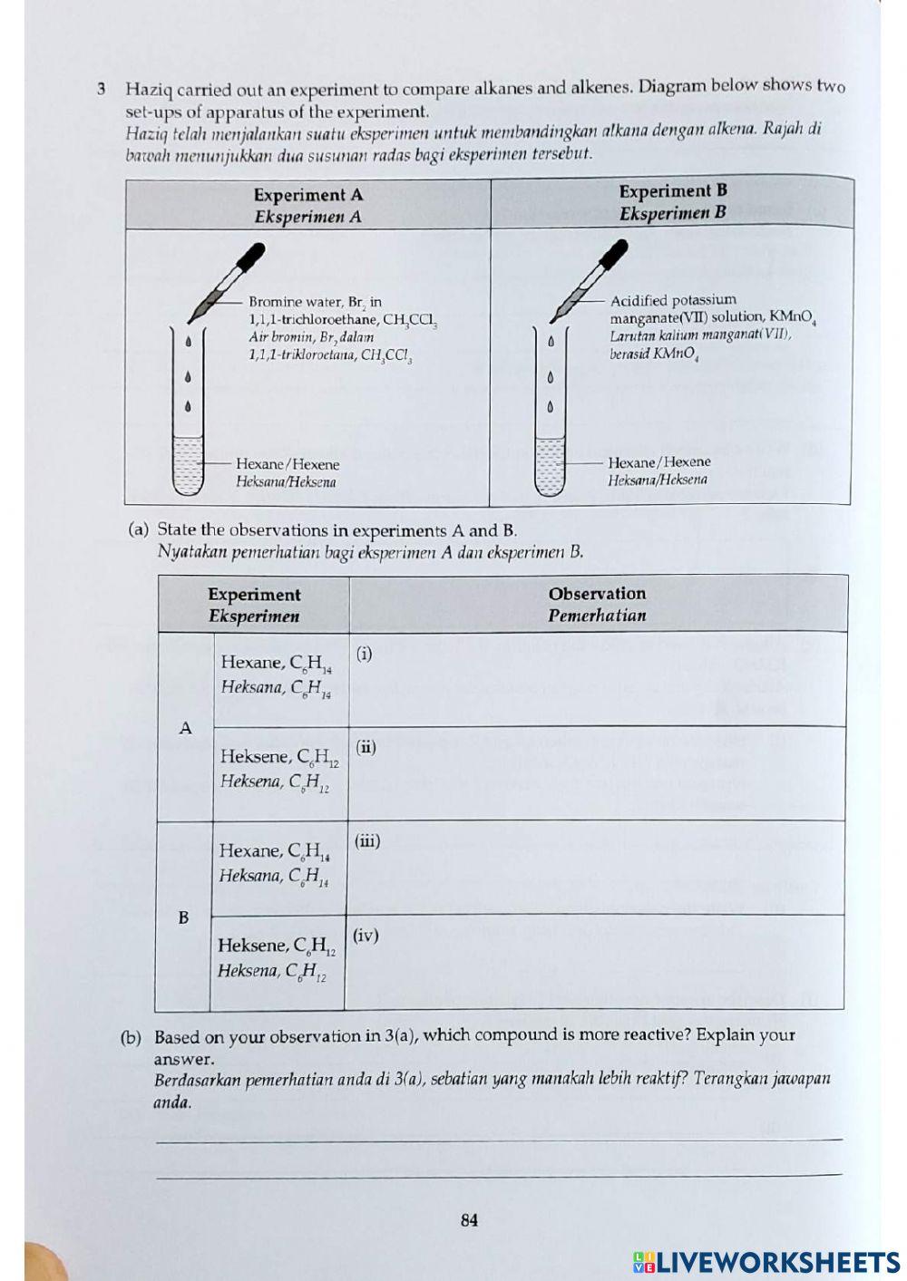 Chemical Properties (Organuic Chemistry)