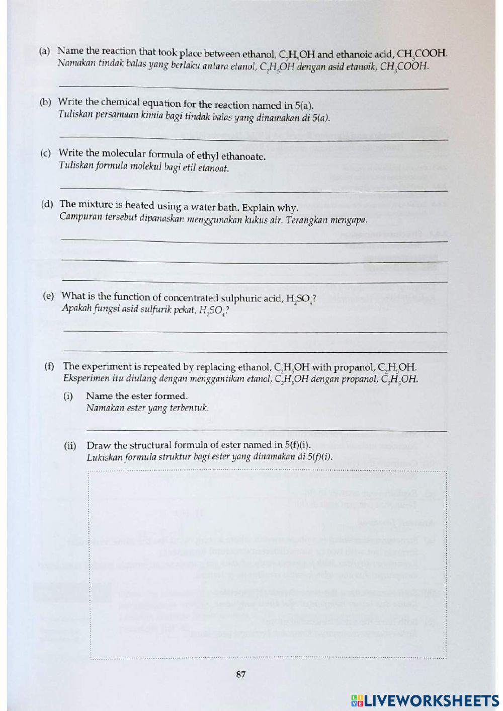 Chemical Properties (Organuic Chemistry)