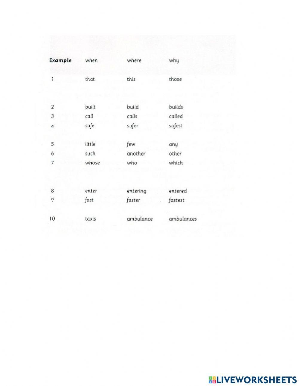 Flyers Skill Builder R&W part 1-5 Unit 4