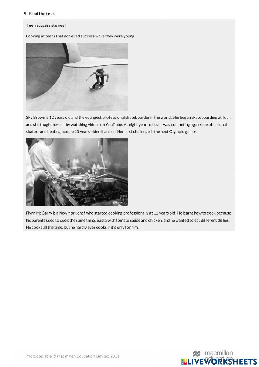 Get involved A2 + Test Unit 3