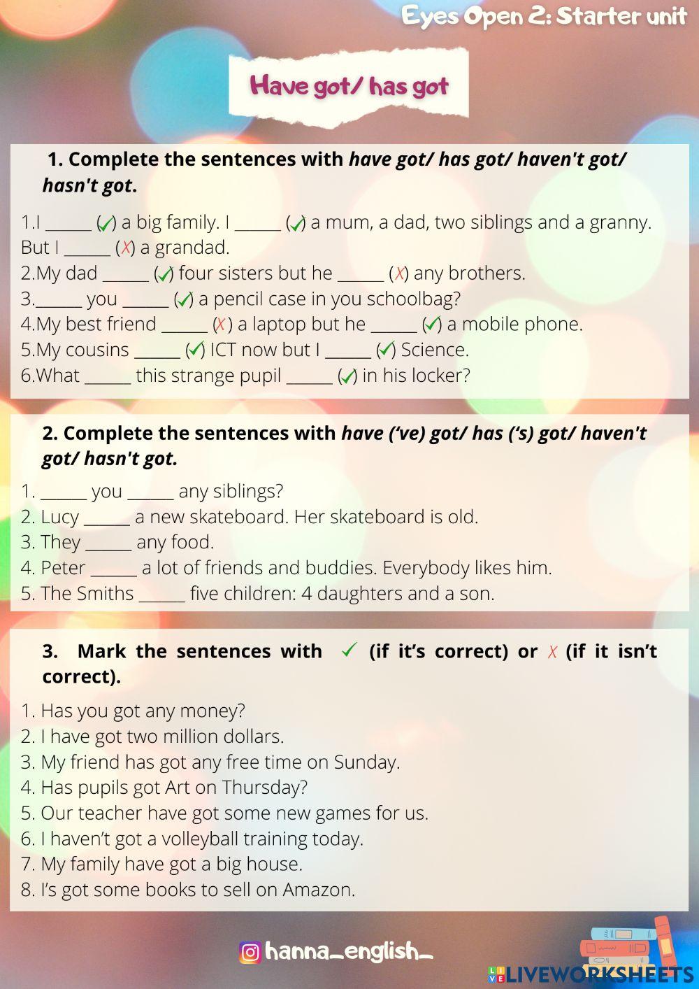 Eyes Open 2 Starter unit