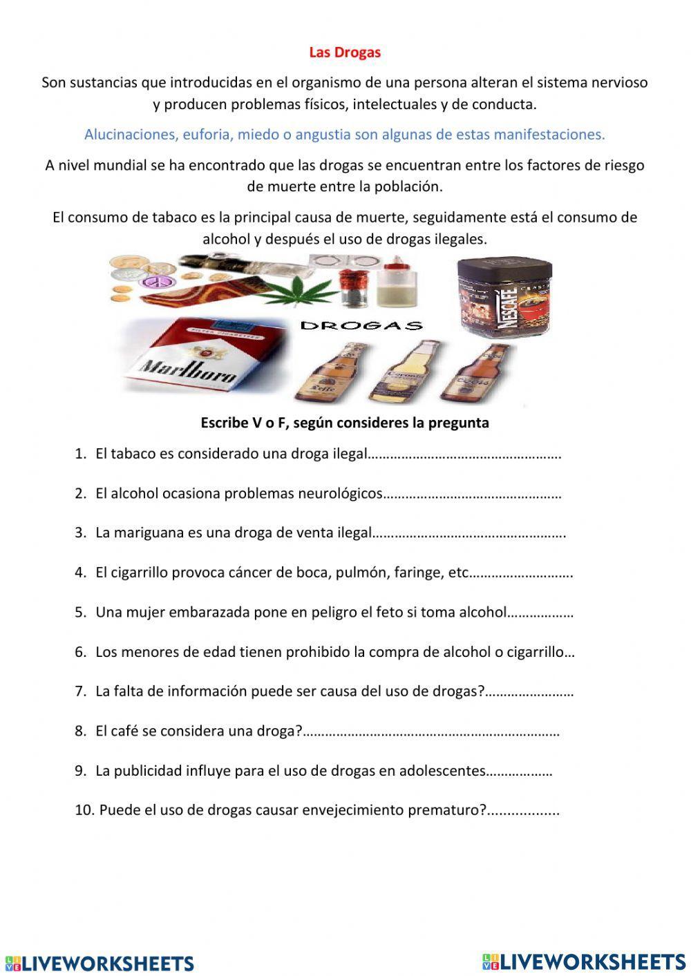 Las Drogas-adolescentes