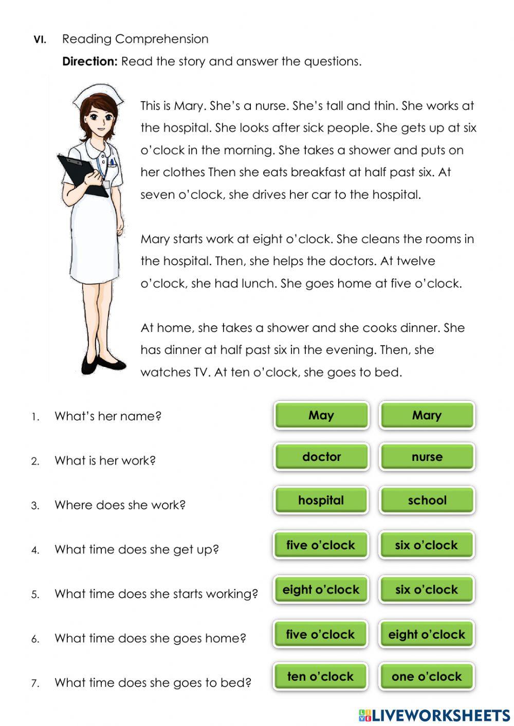 P2 English World Final Examination