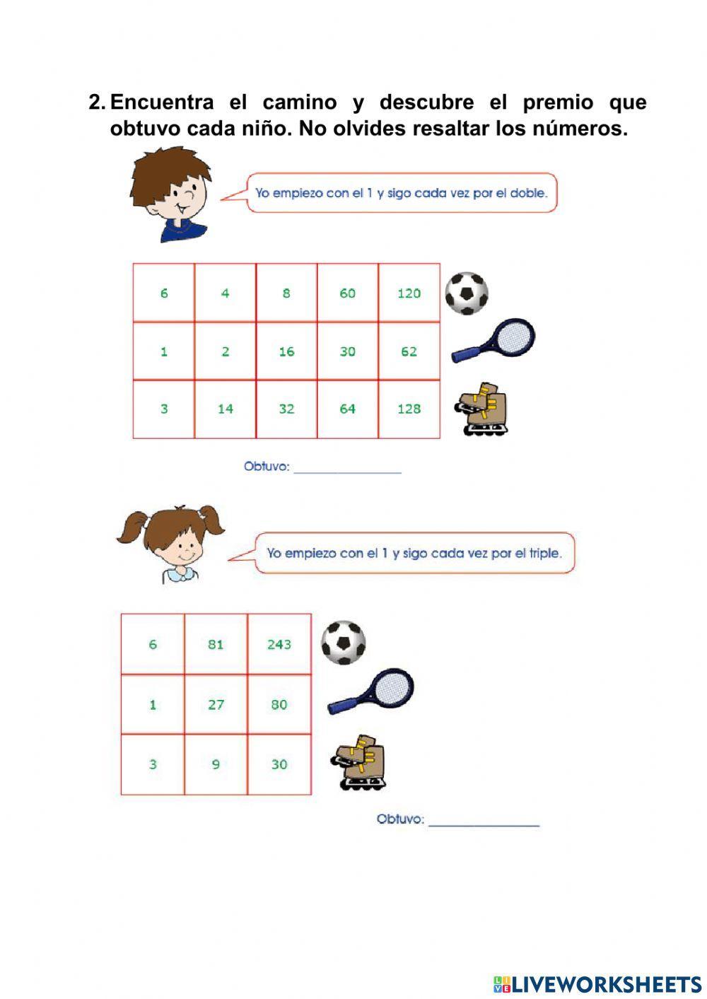 Problemas con multiplicación