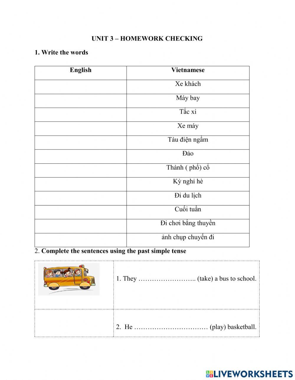 English 5 interactive worksheet for 5 | Live Worksheets