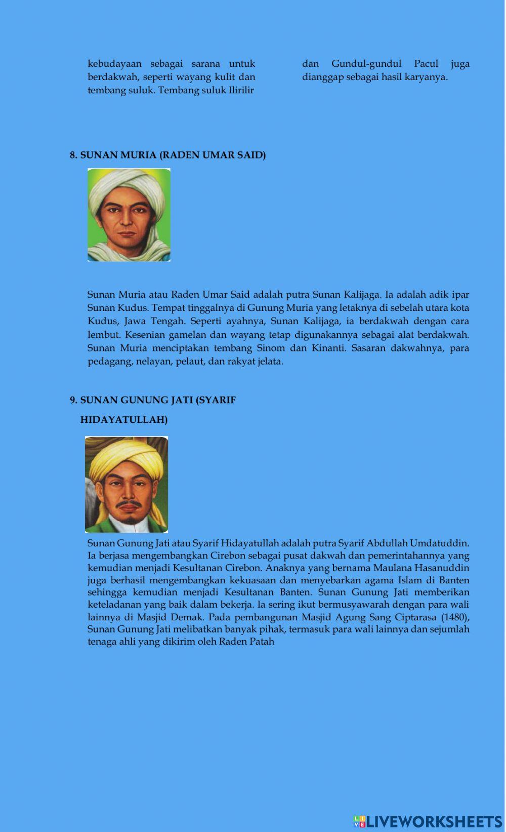 Kisah keteladanan walisongo