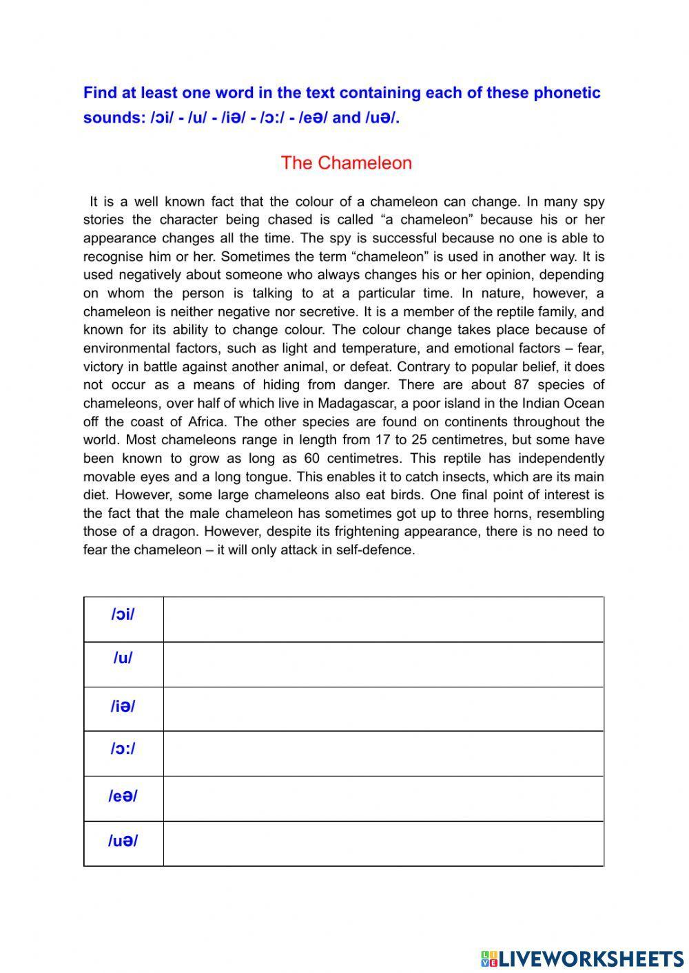 Search vowel sounds in a text