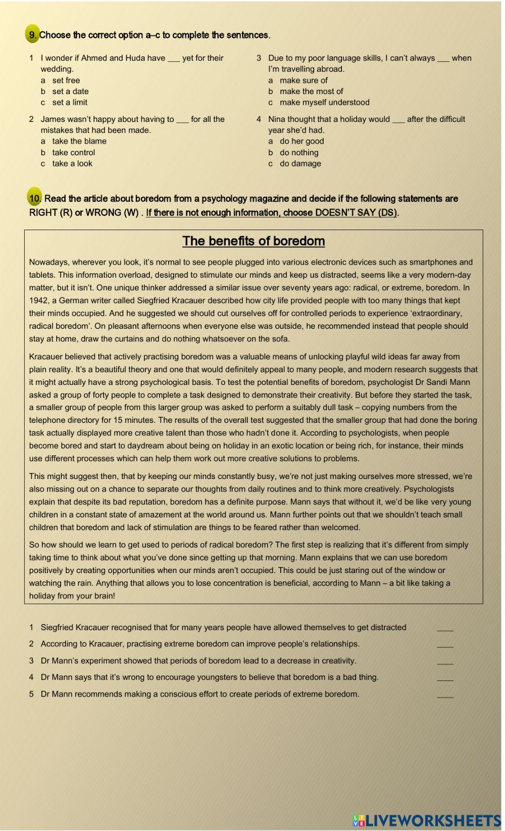 Test Units 5 & 6 - Upper intermediate