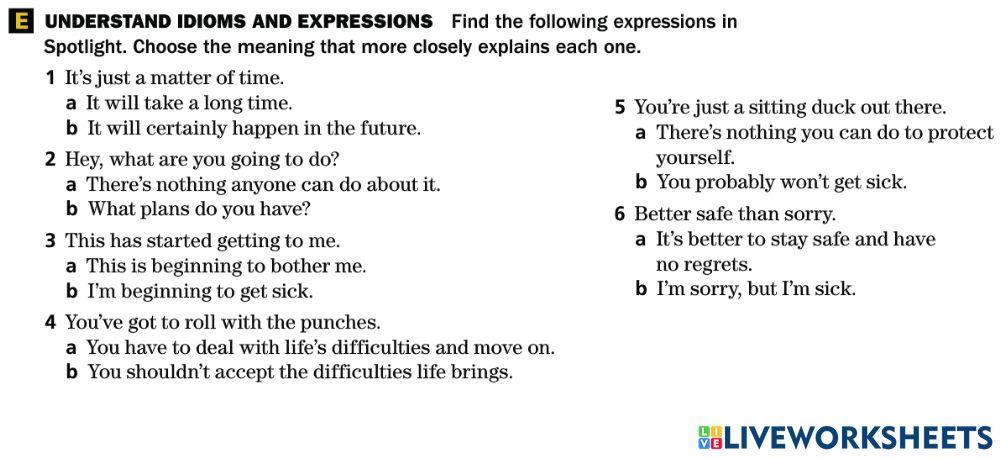PDU 10 - Understand Idioms And Expressions (p. 3)