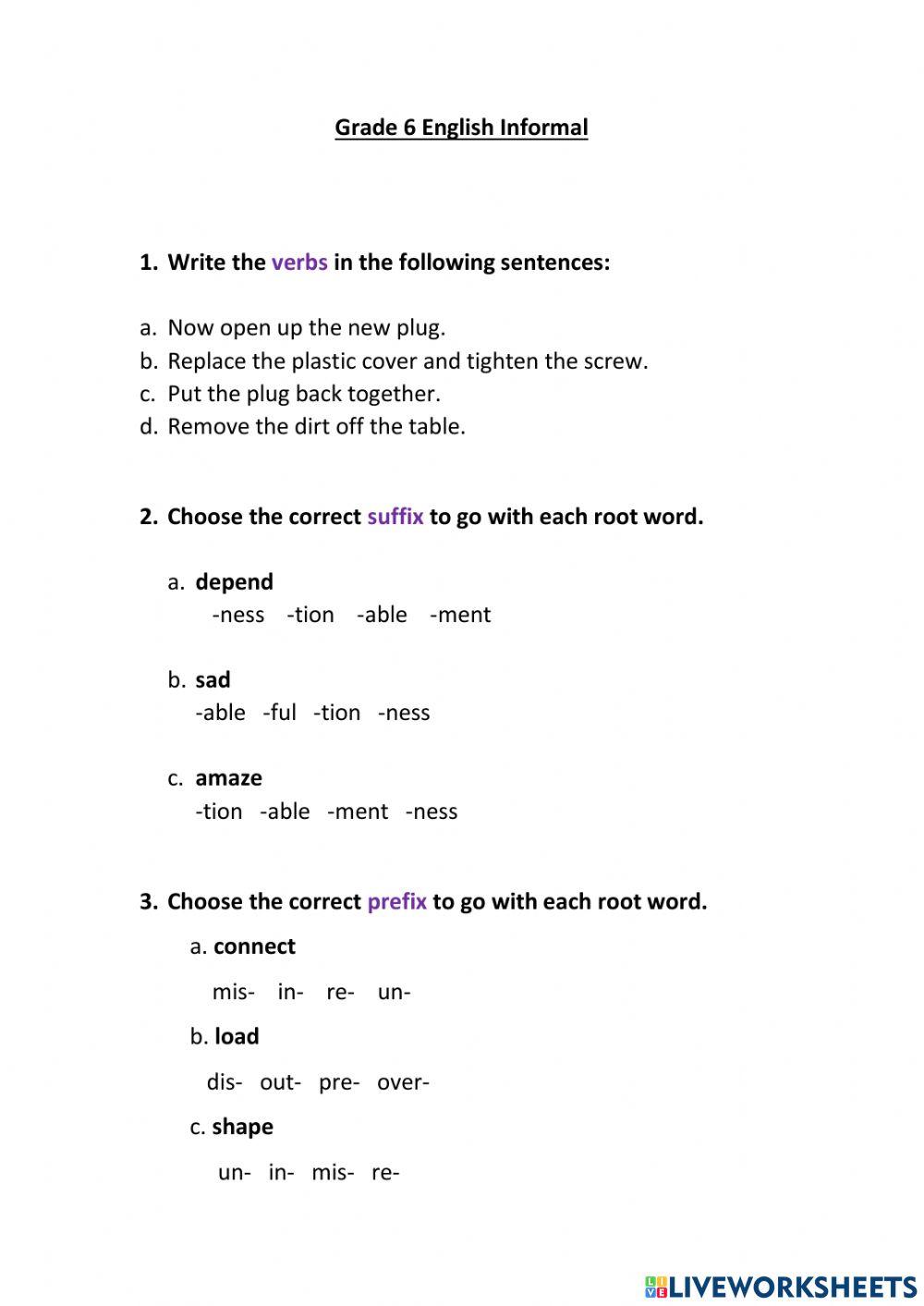 English English