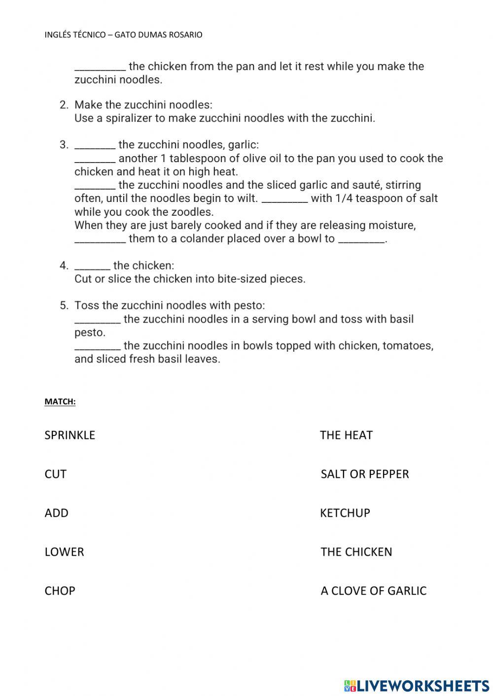 Zucchini noodles chicken pesto bowl